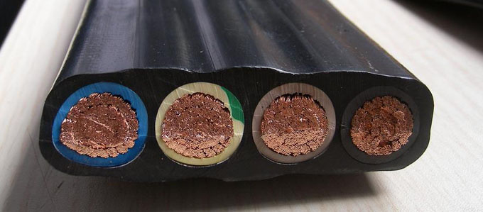 堆取料机扁电缆